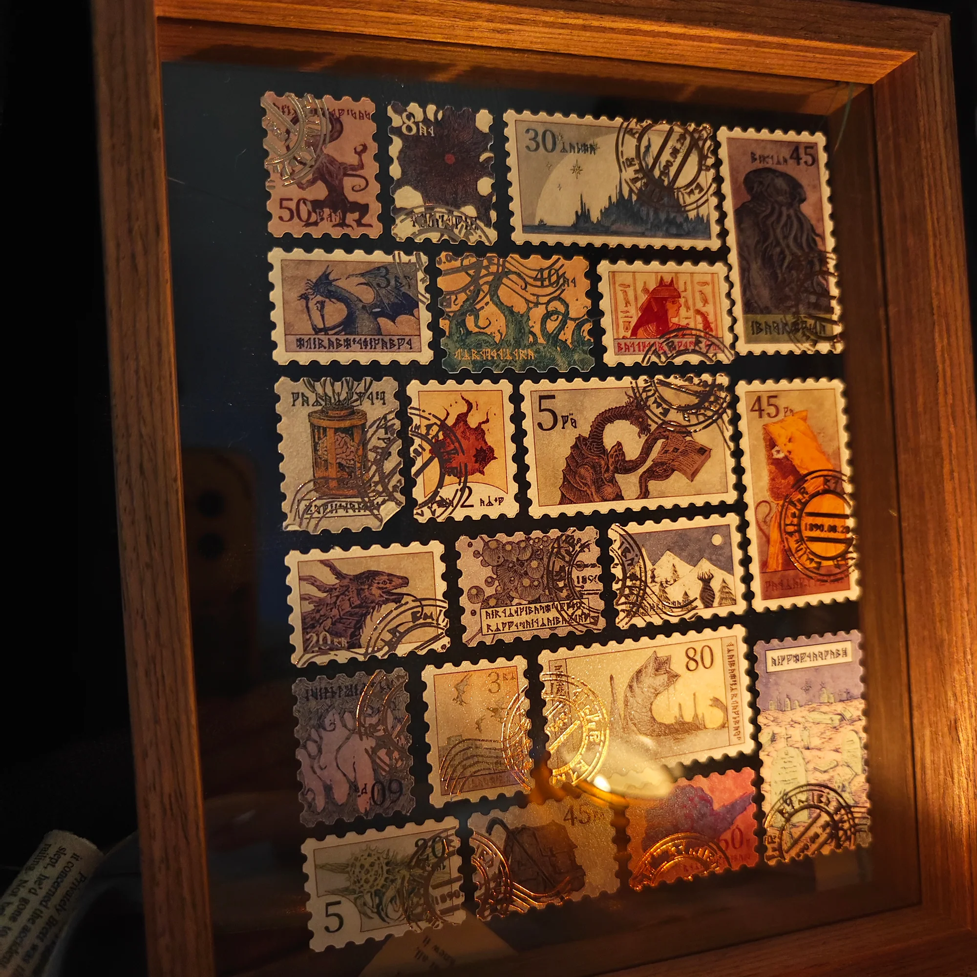 Abyssal Dispatch Cthulhu Mythos Postage Stamp Stickers - Image 5
