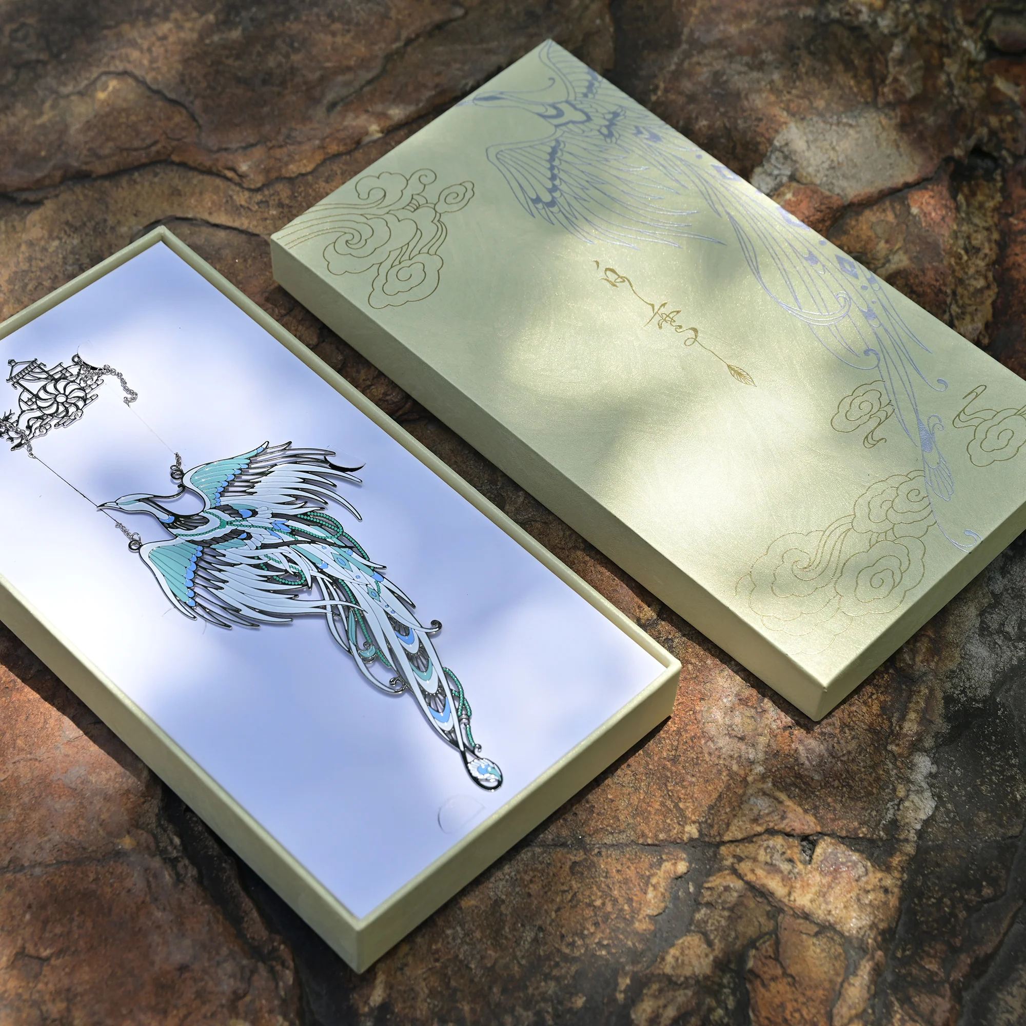 Auspicious Animal Metal Bookmarks (Luan Bird) - Image 10