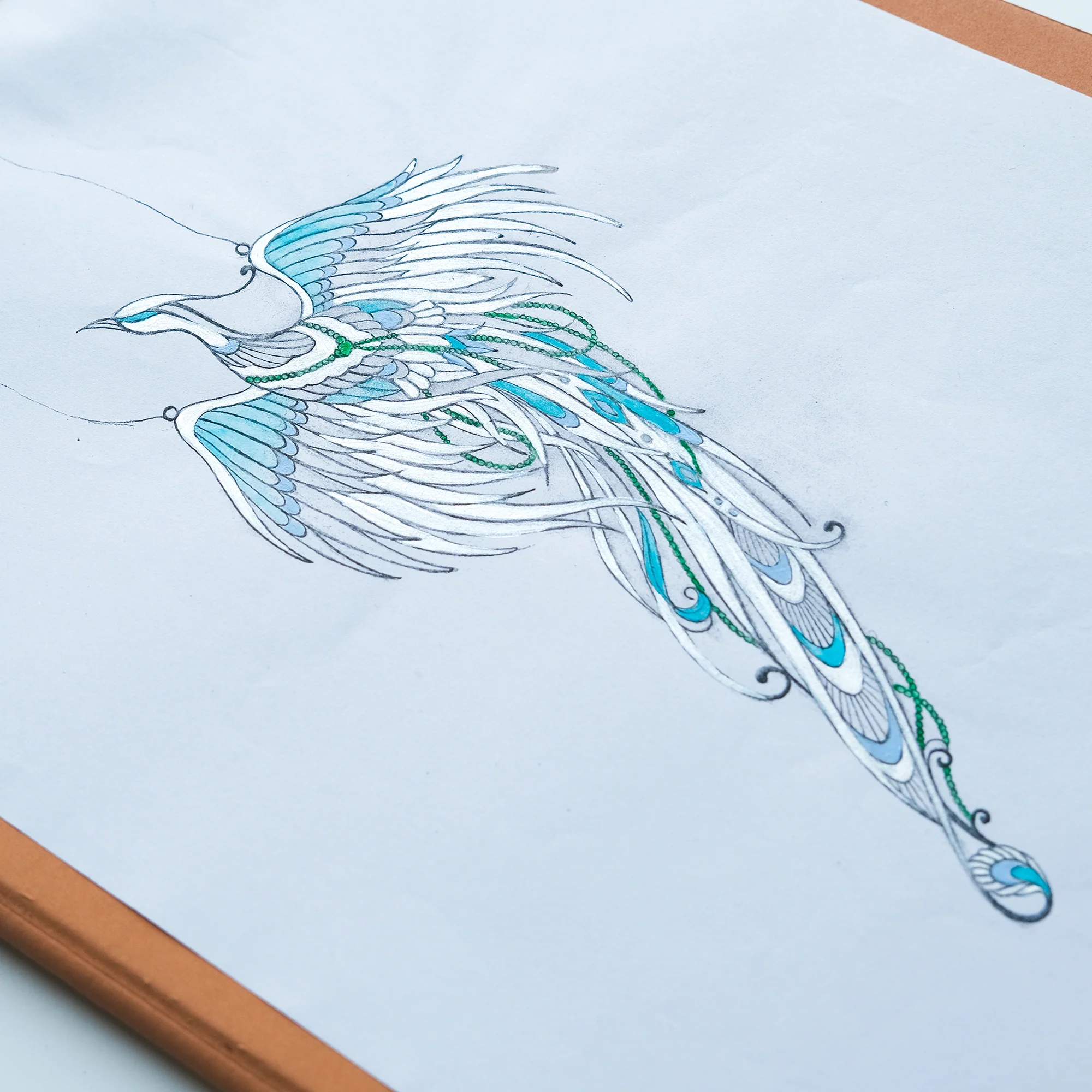 Auspicious Animal Metal Bookmarks (Luan Bird) - Image 5