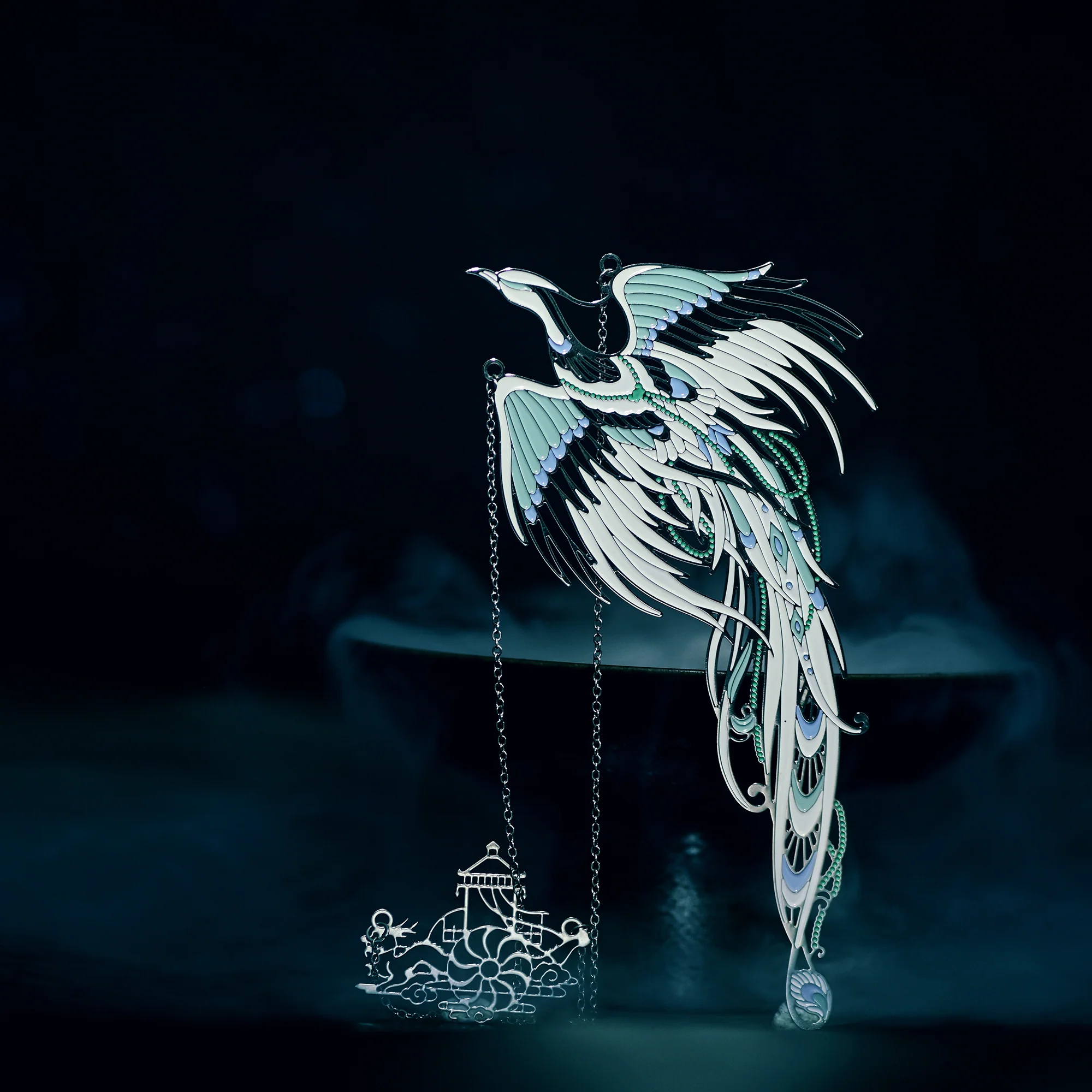 Auspicious Animal Metal Bookmarks (Luan Bird) - Image 7