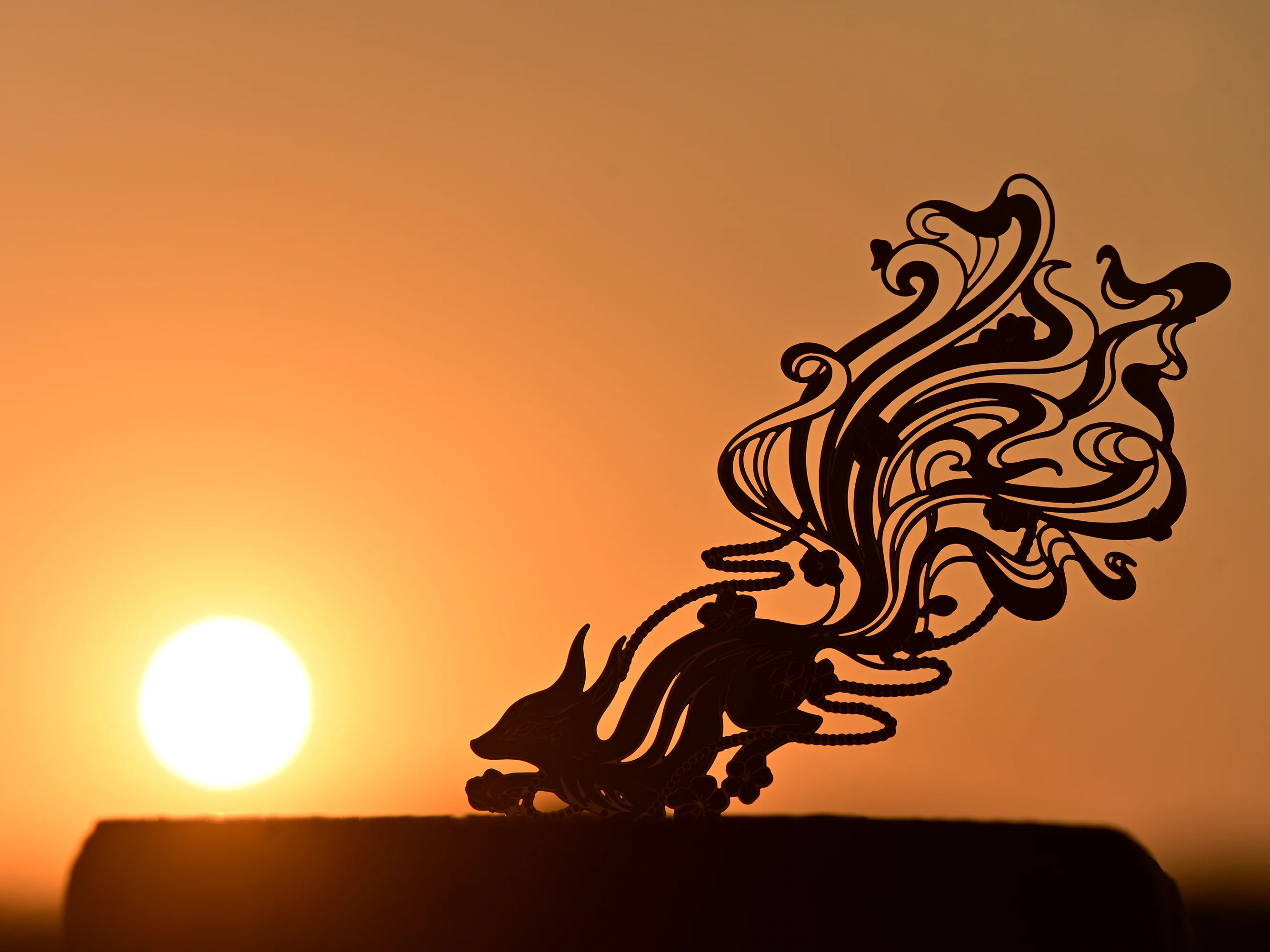 Auspicious Animal Metal Bookmarks (Nine-Tailed Fox) - Image 7