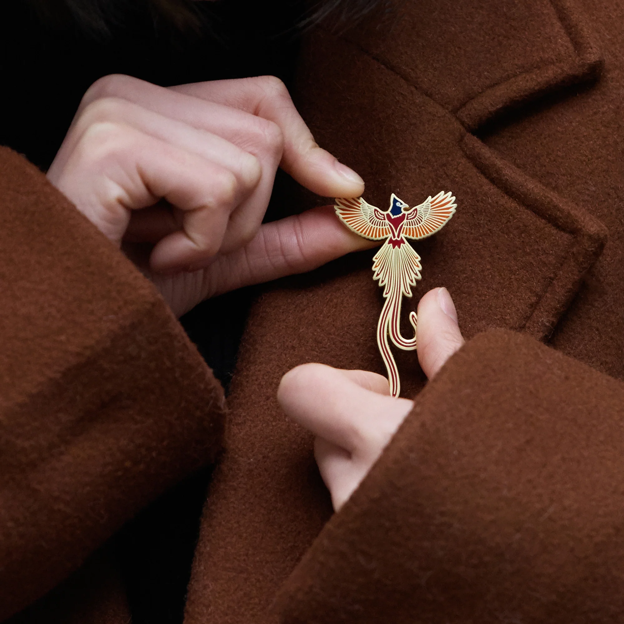 daparo Enamel Pins "Indian Paradise Flycatcher" - Image 8