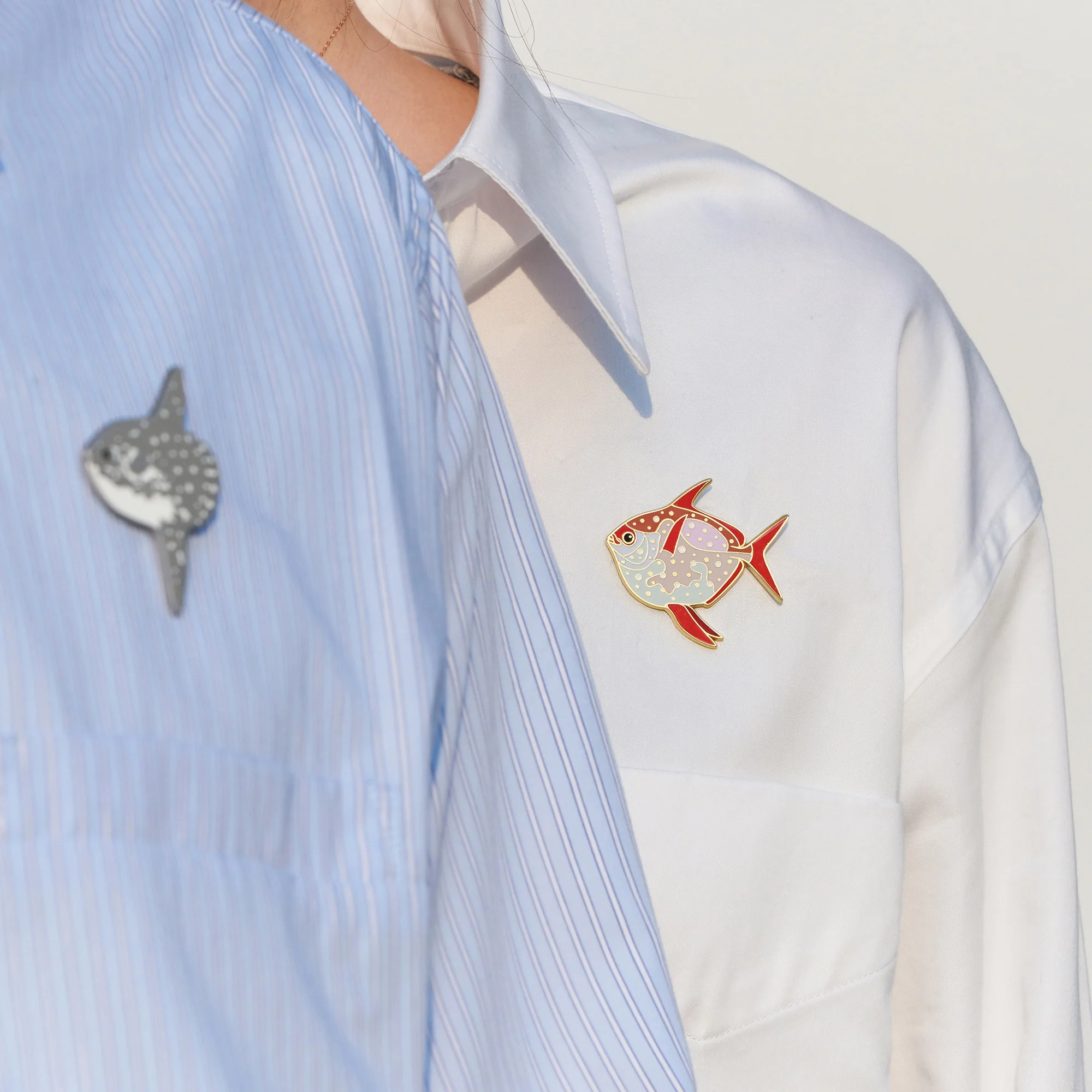 daparo Enamel Pins "Sunfish & Moonfish" - Image 2