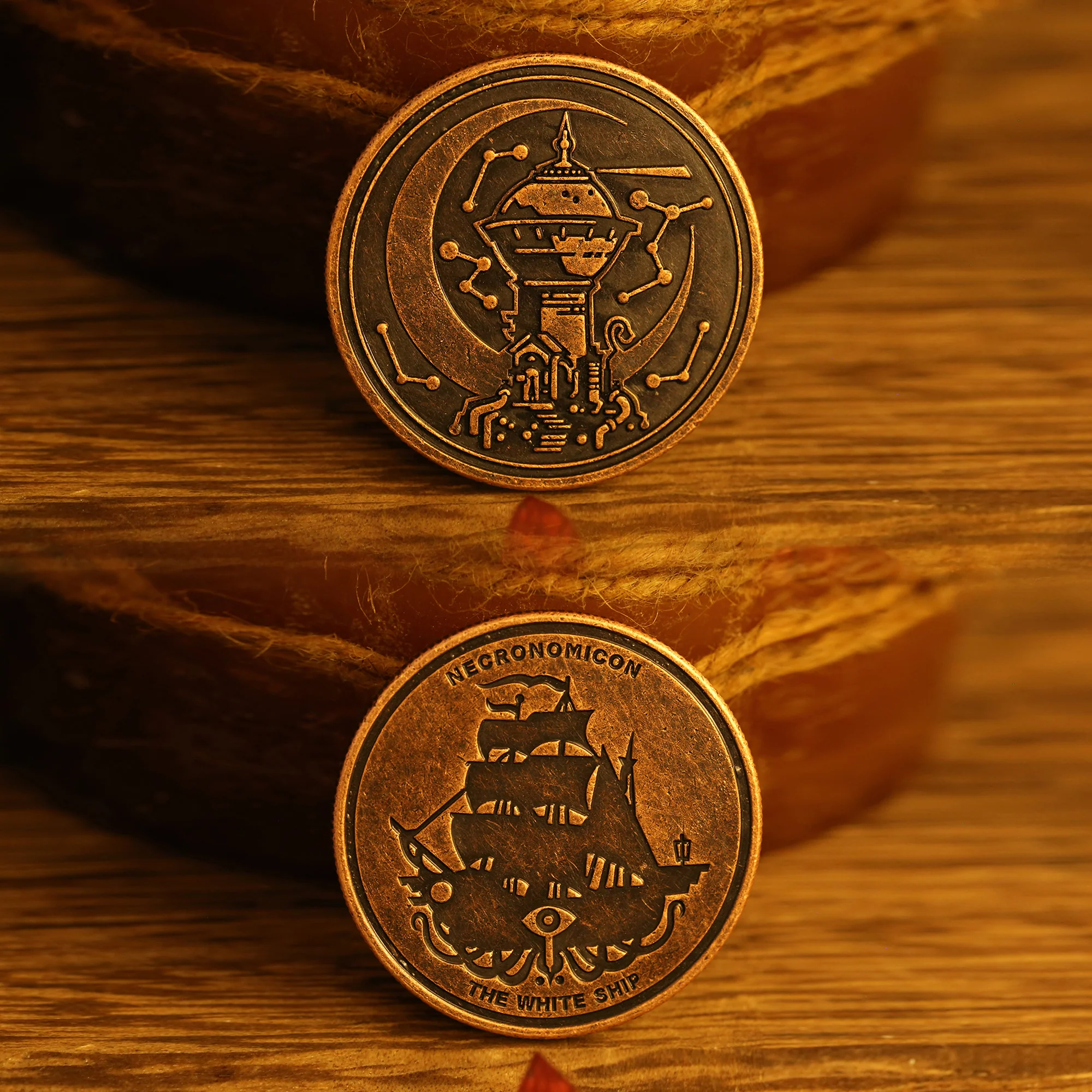 Etches of Time Cthulhu Mythos Metal Coins - Image 10