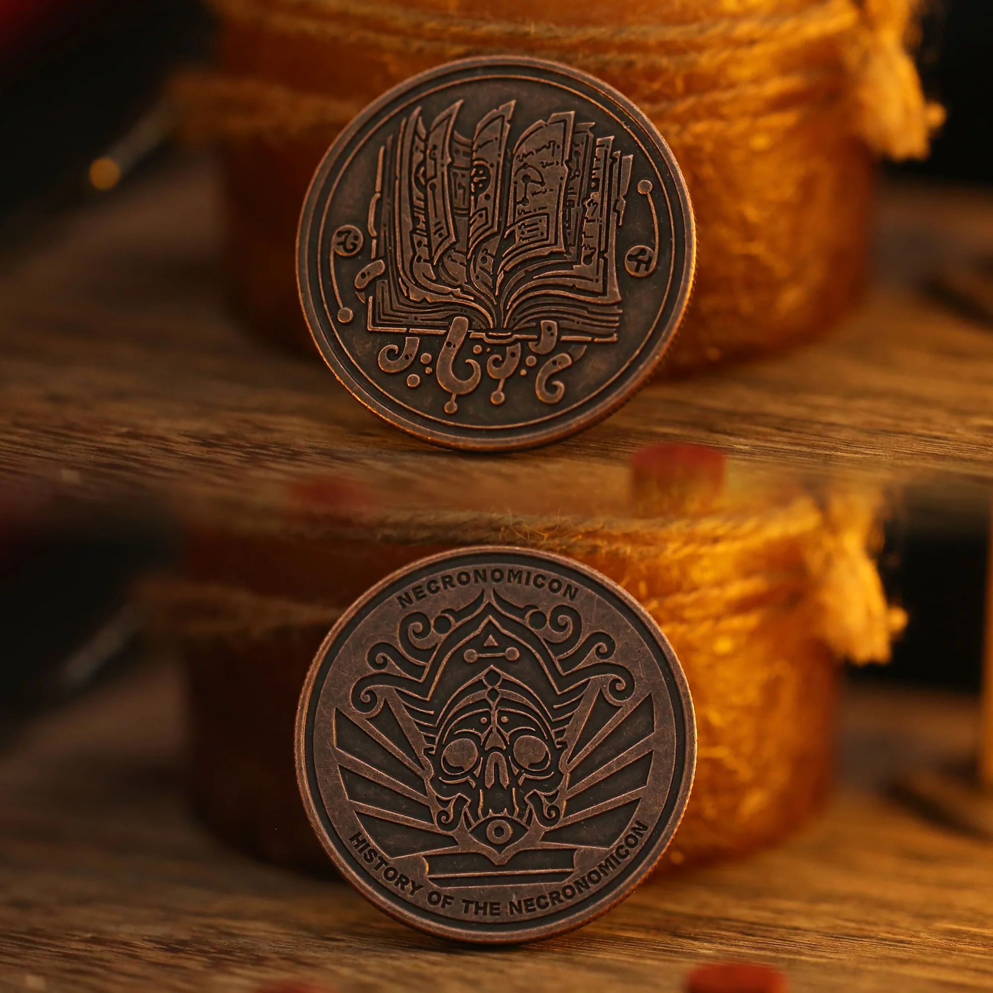 Etches of Time Cthulhu Mythos Metal Coins - Image 13