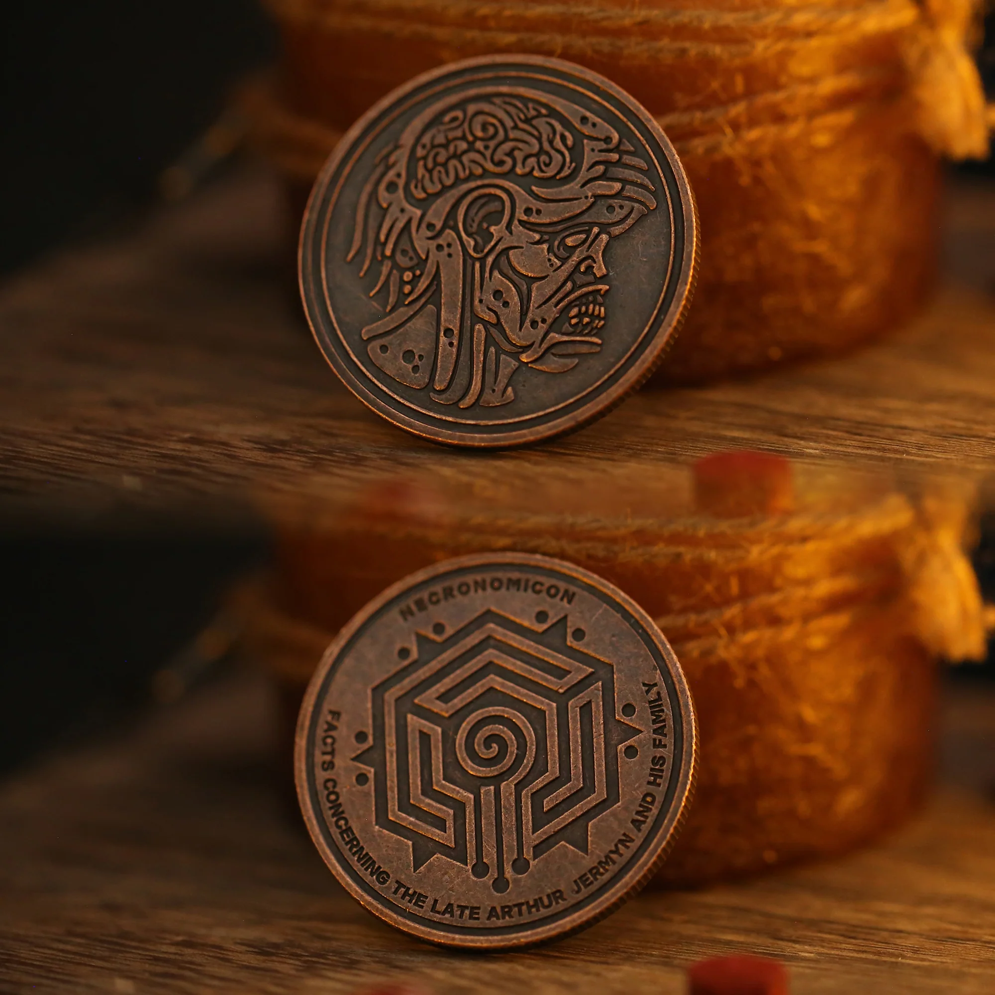 Etches of Time Cthulhu Mythos Metal Coins - Image 14