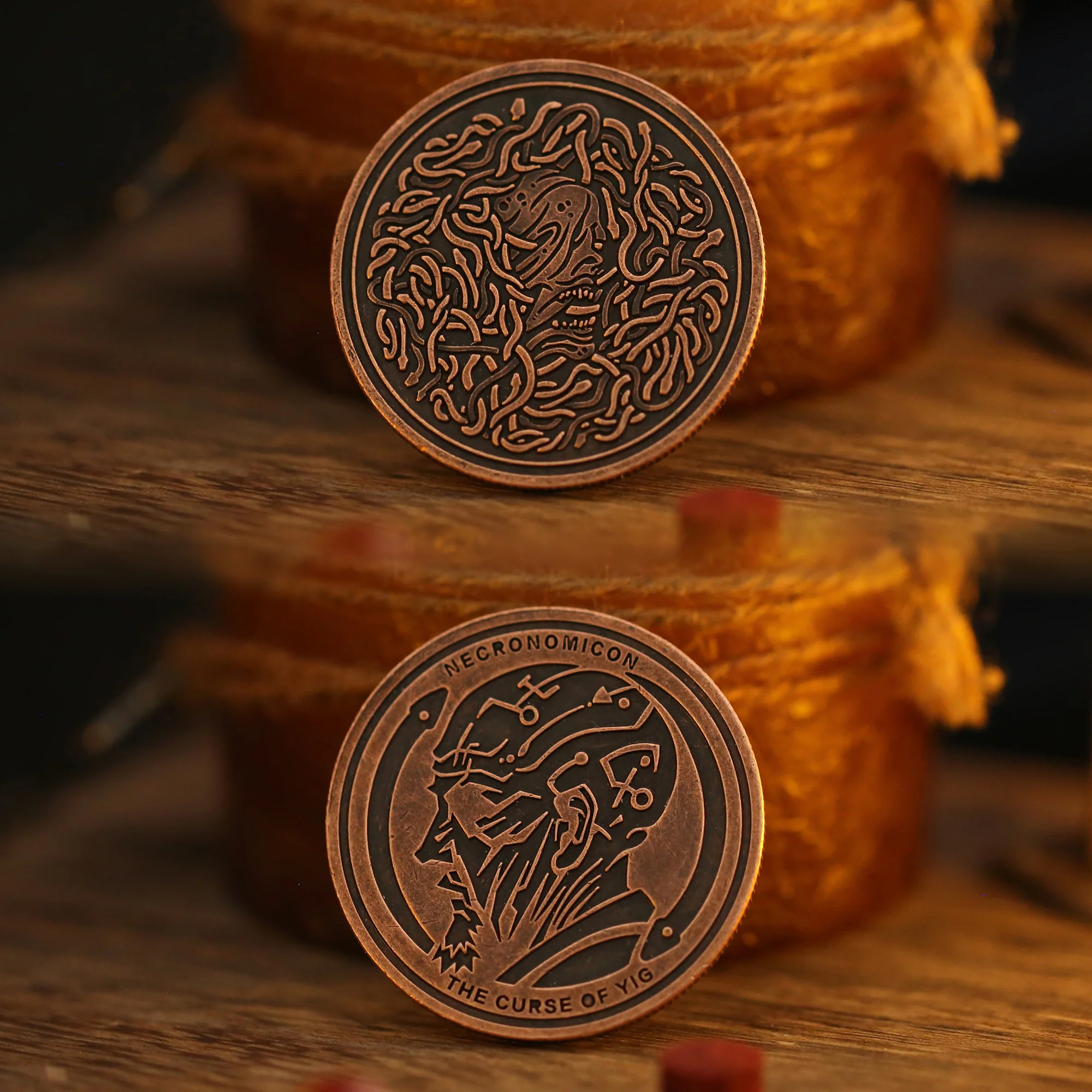 Etches of Time Cthulhu Mythos Metal Coins - Image 15