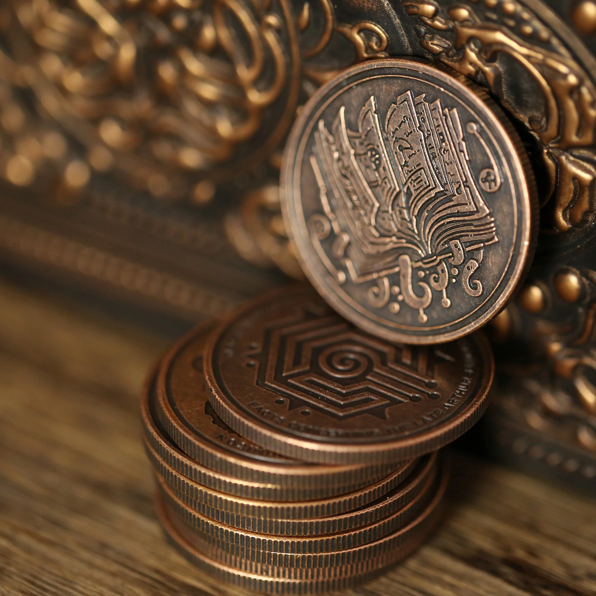 Etches of Time Cthulhu Mythos Metal Coins - Image 5