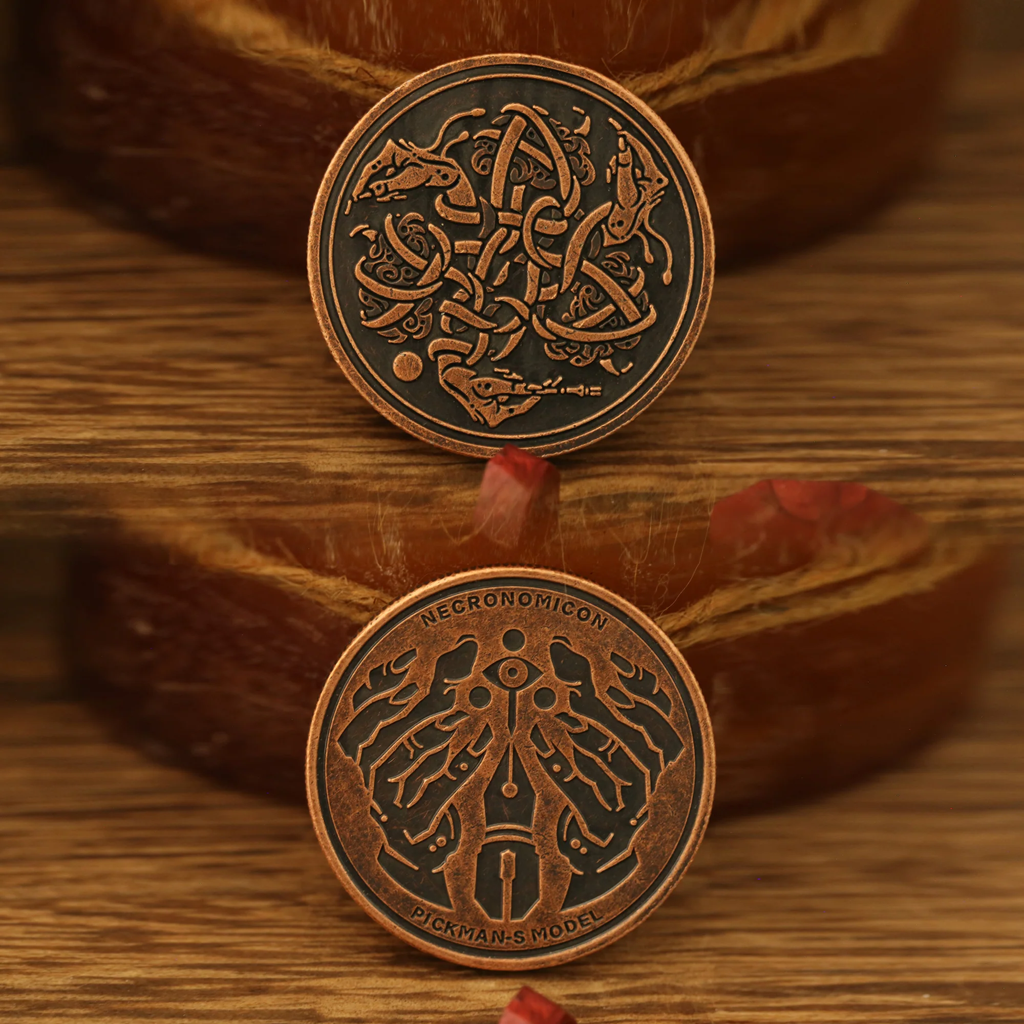 Etches of Time Cthulhu Mythos Metal Coins - Image 6