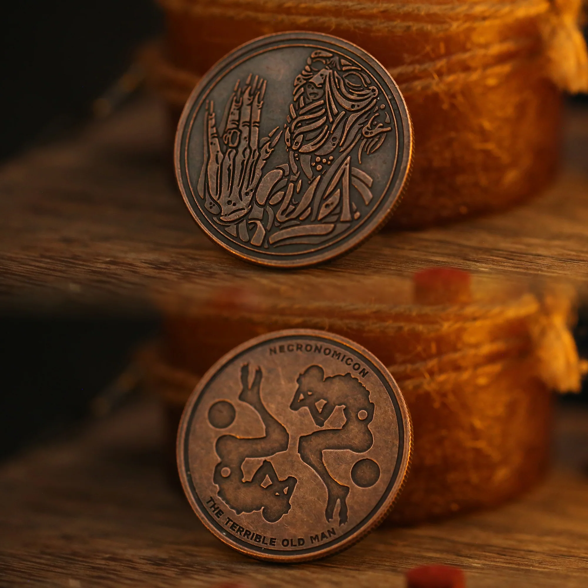 Etches of Time Cthulhu Mythos Metal Coins - Image 7