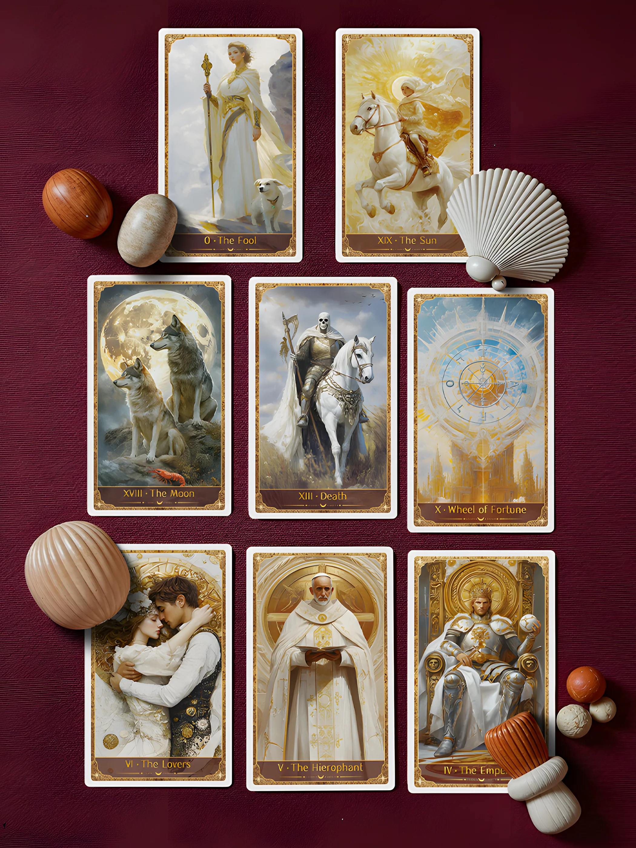 Golden Wheel Guardian Tarot - Image 6