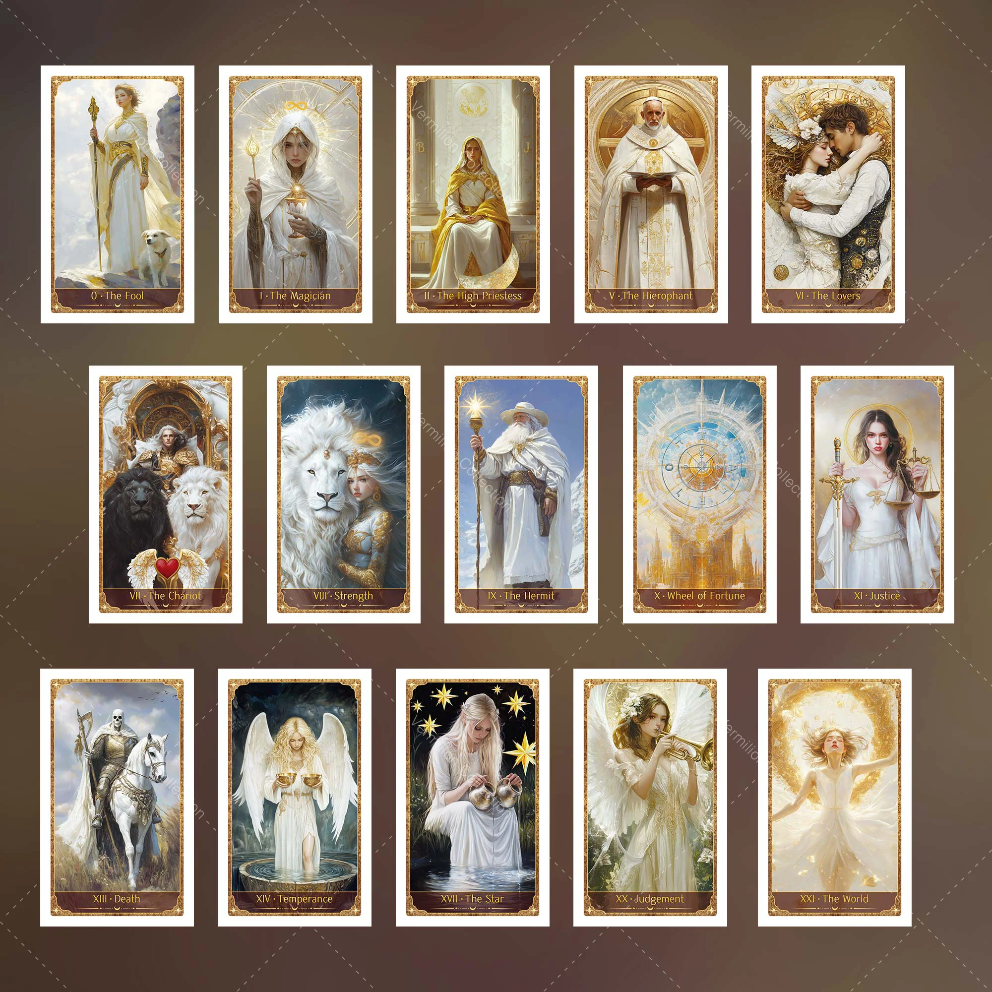 Golden Wheel Guardian Tarot - Image 8