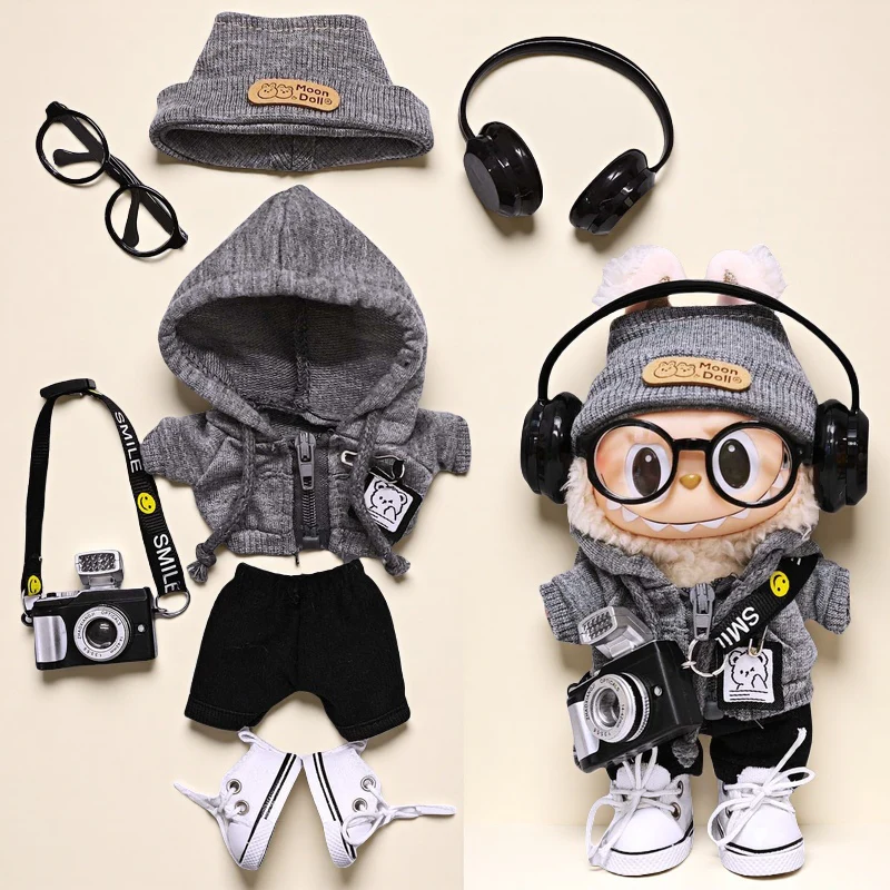 Handmade Clothes for Labubu & 15-17 cm Dolls "#OOTD" - Image 3