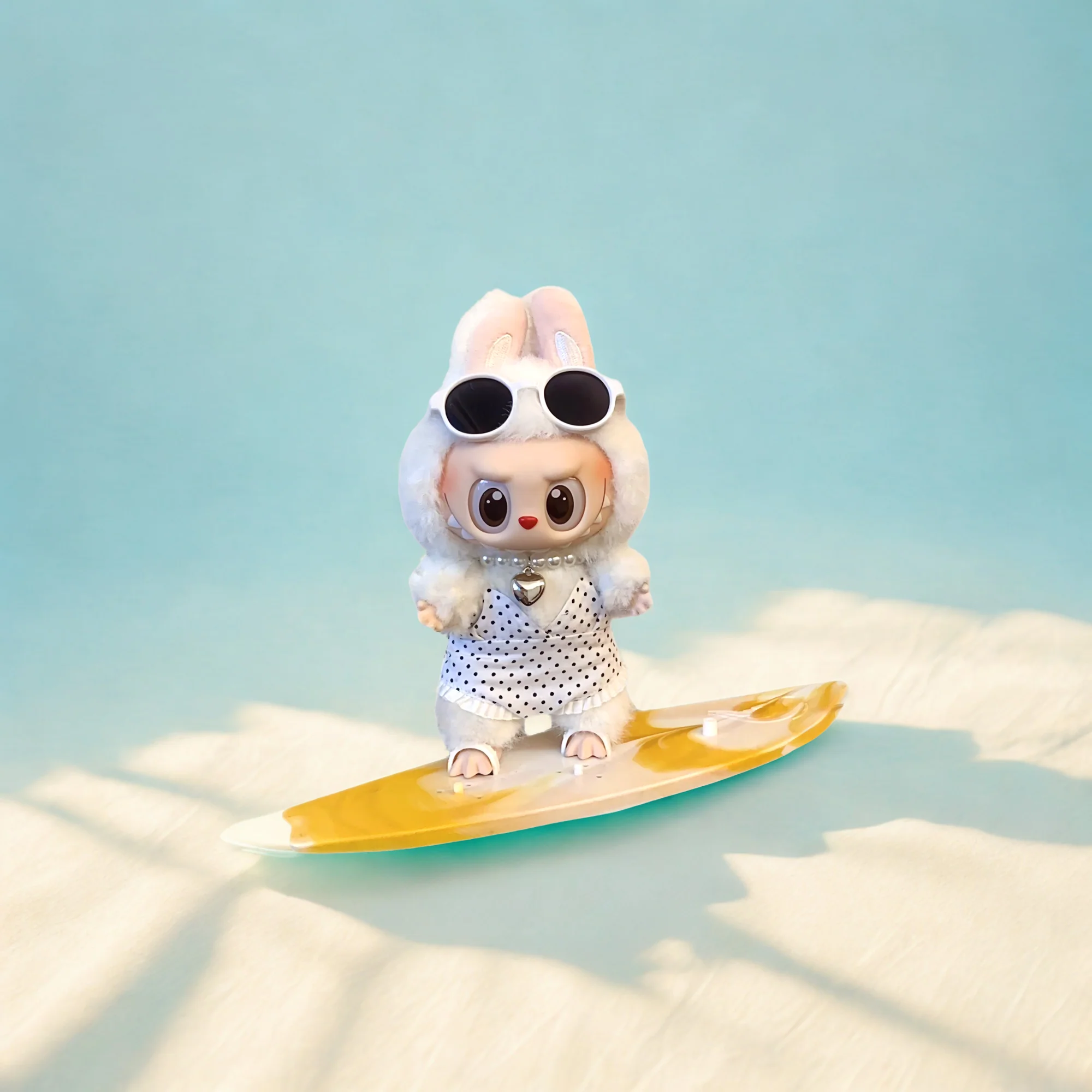 Handmade Clothes for Labubu & 15-17 cm Dolls "Wave Ready" - Image 7