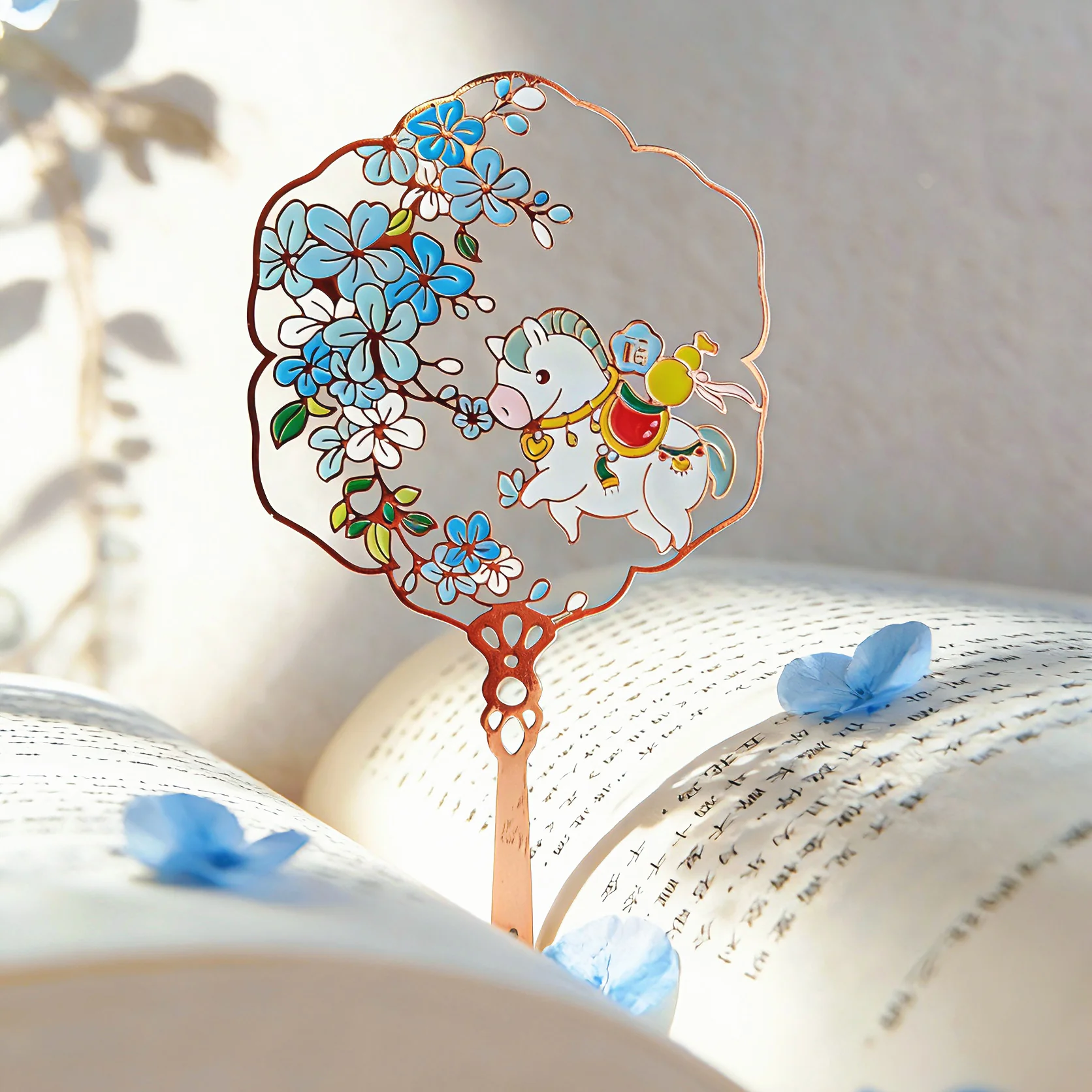 Horse Palace Fan Metal Bookmarks - Image 12