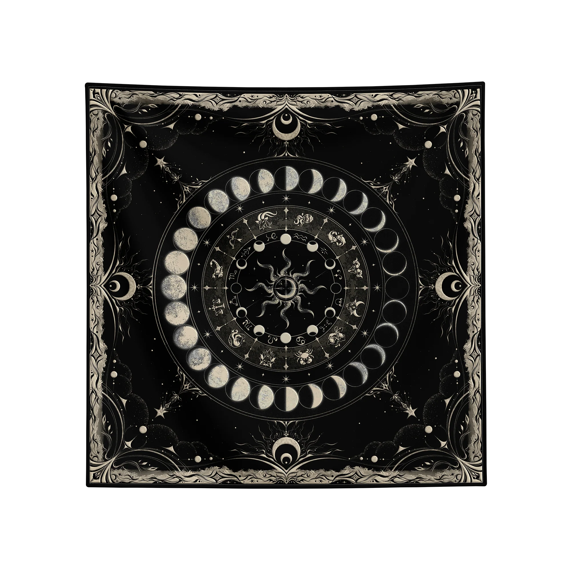 Mood Diary Tarot Cloth "Moon Phases"