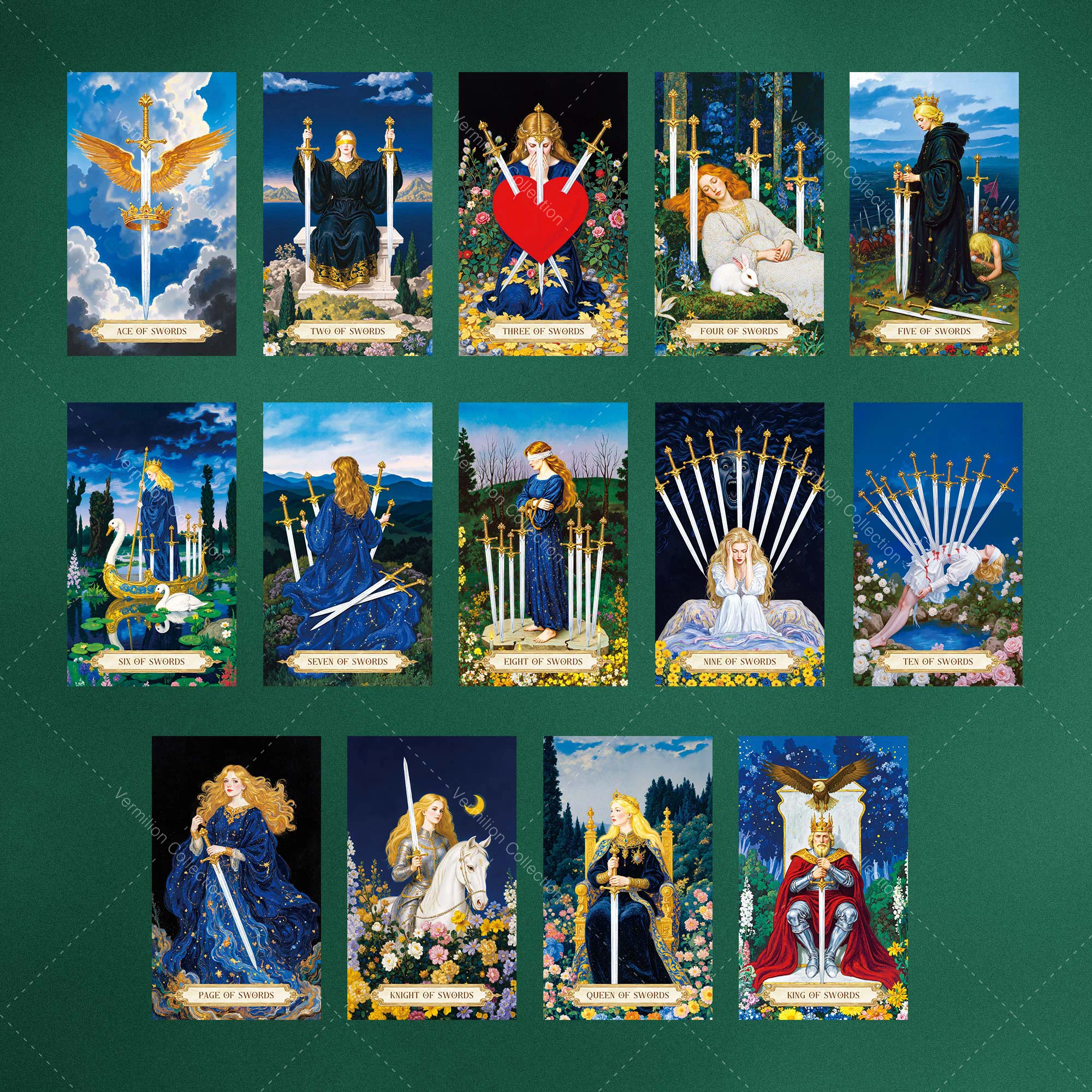 Moonshadow Floral Vow Tarot - Image 18