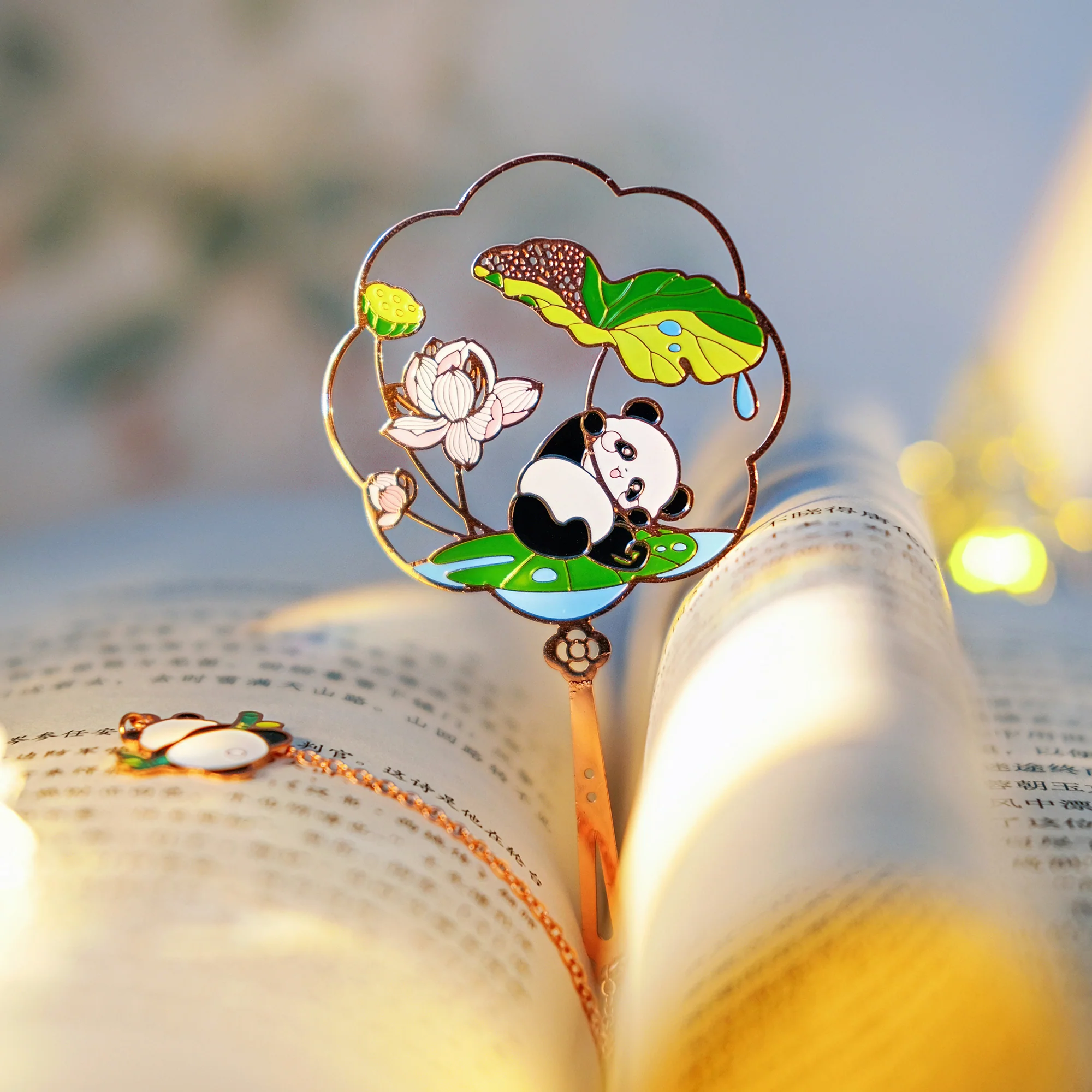 Panda Palace Fan Metal Bookmarks - Image 6