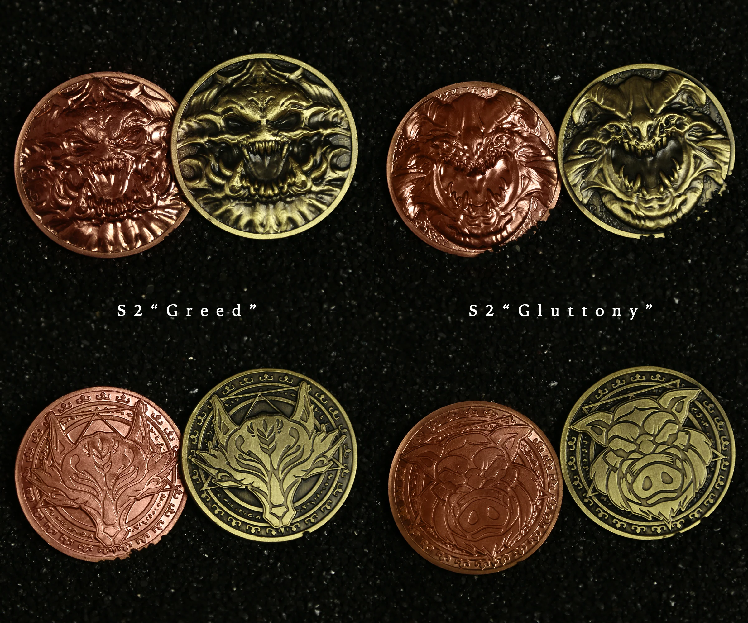 Seven Deadly Sins Collectible Metal Coins - Image 15