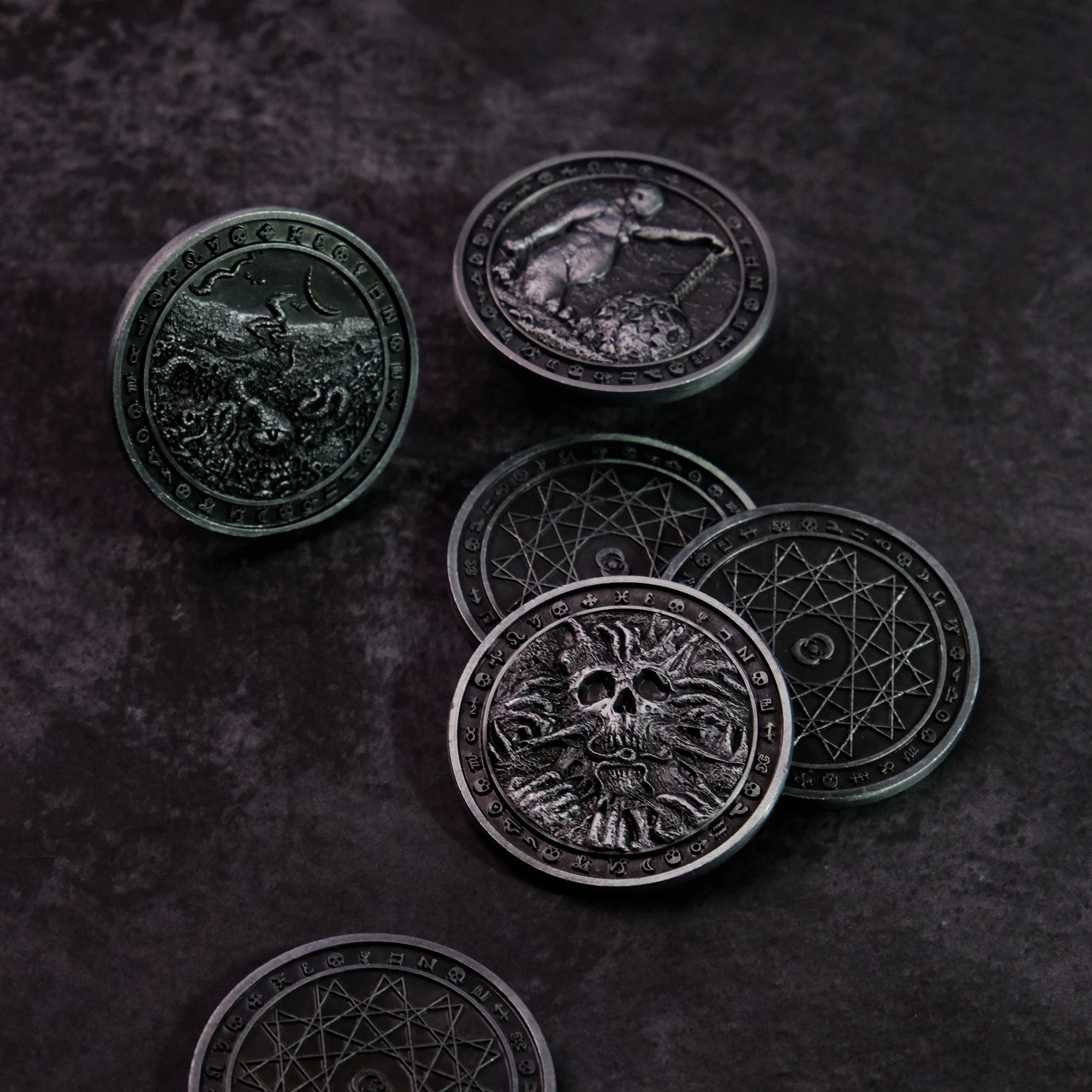 Shadowborn Dark Fantasy Collectible Metal Coins - Image 2
