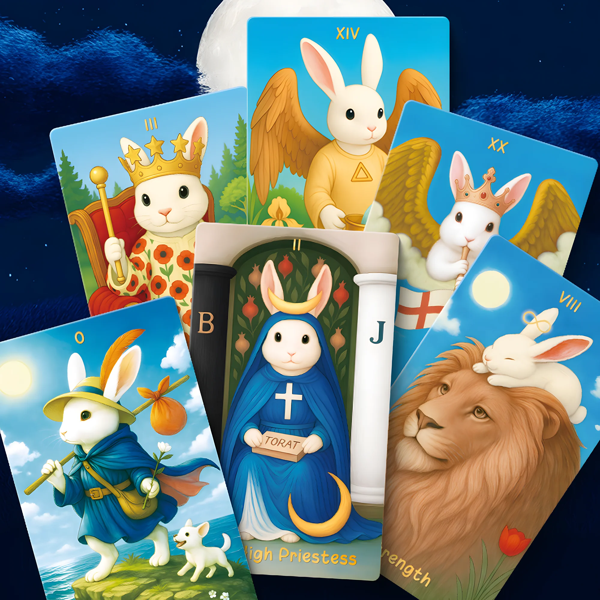 Spirit Moon Rabbit Tarot - Image 2