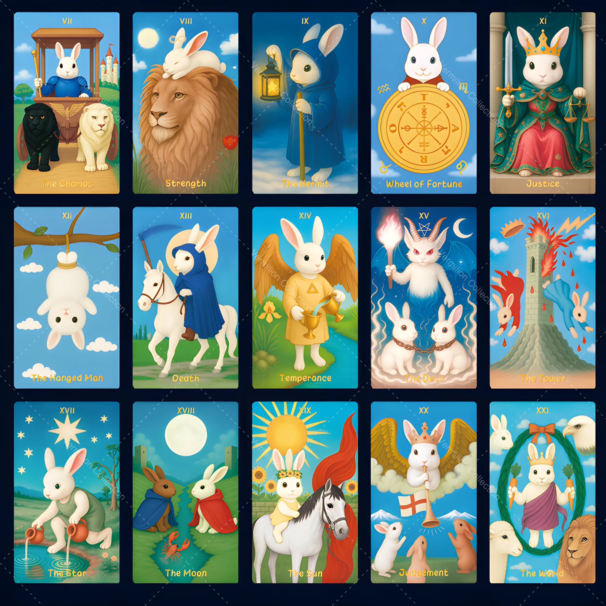Spirit Moon Rabbit Tarot - Image 8