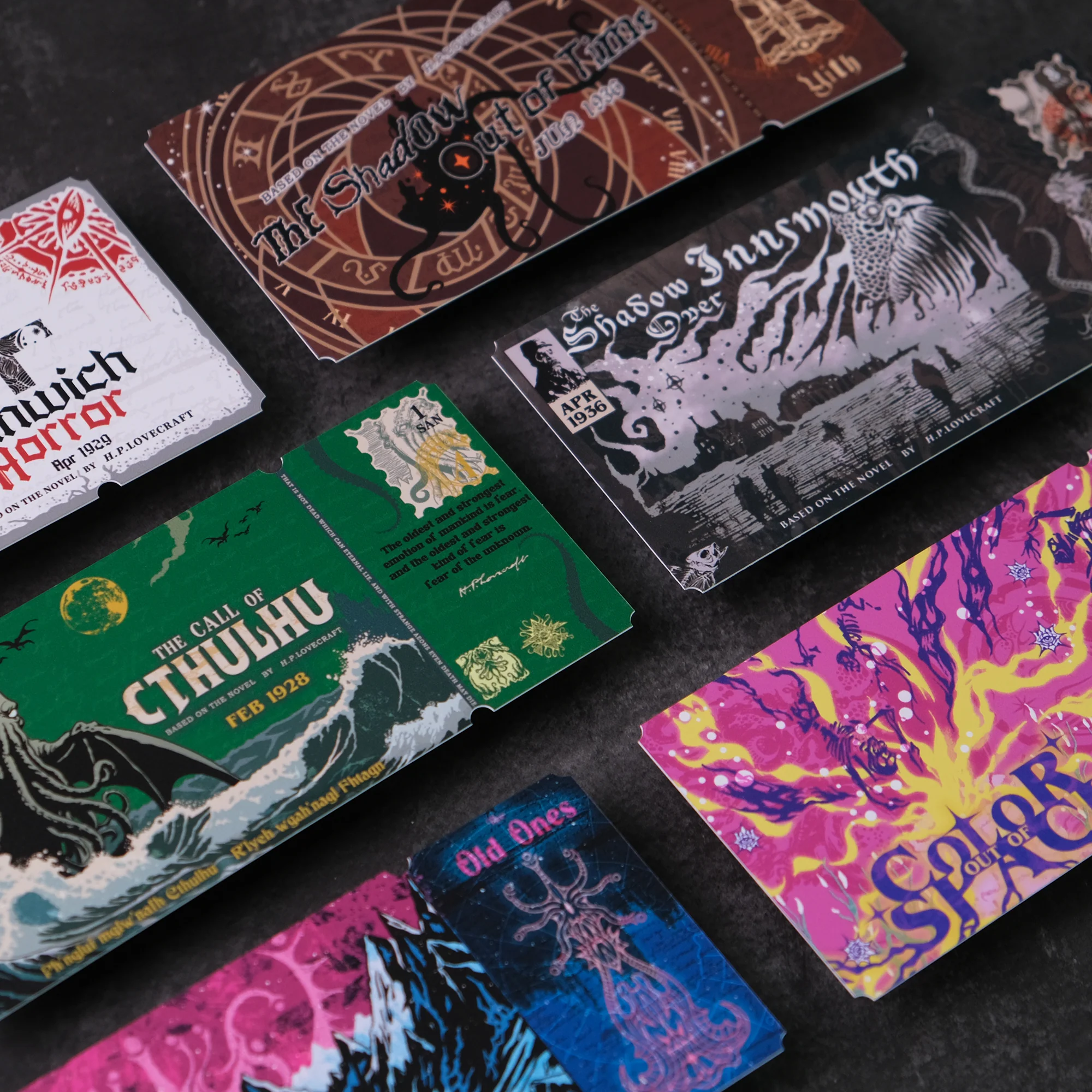 Stargazers Mirage Cthulhu Mythos PVC Ticket Bookmarks