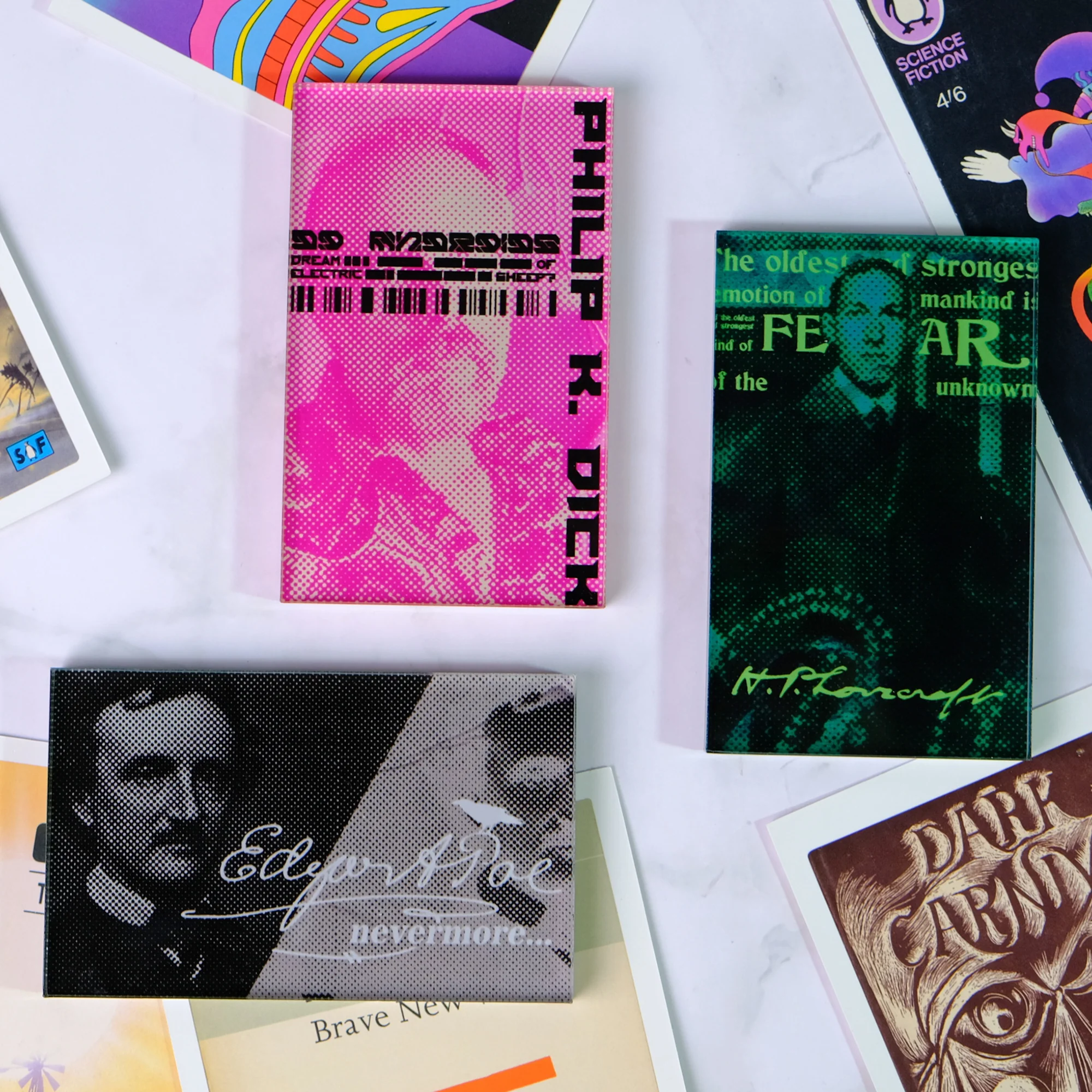 Strange Fiction Icons Fridge Magnets