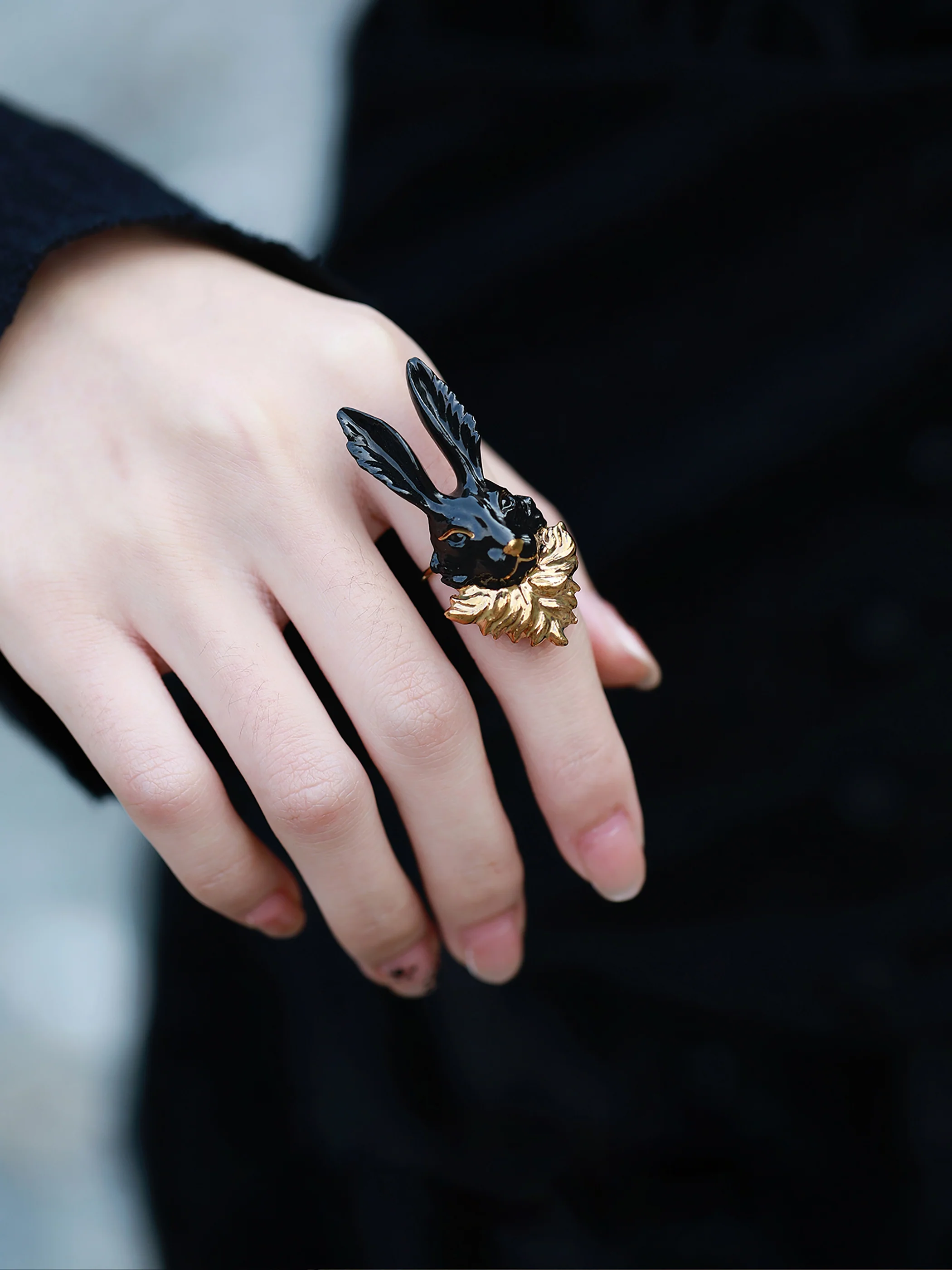 YIHE Ceramic Jewelry "Golden Whisker" - Image 10