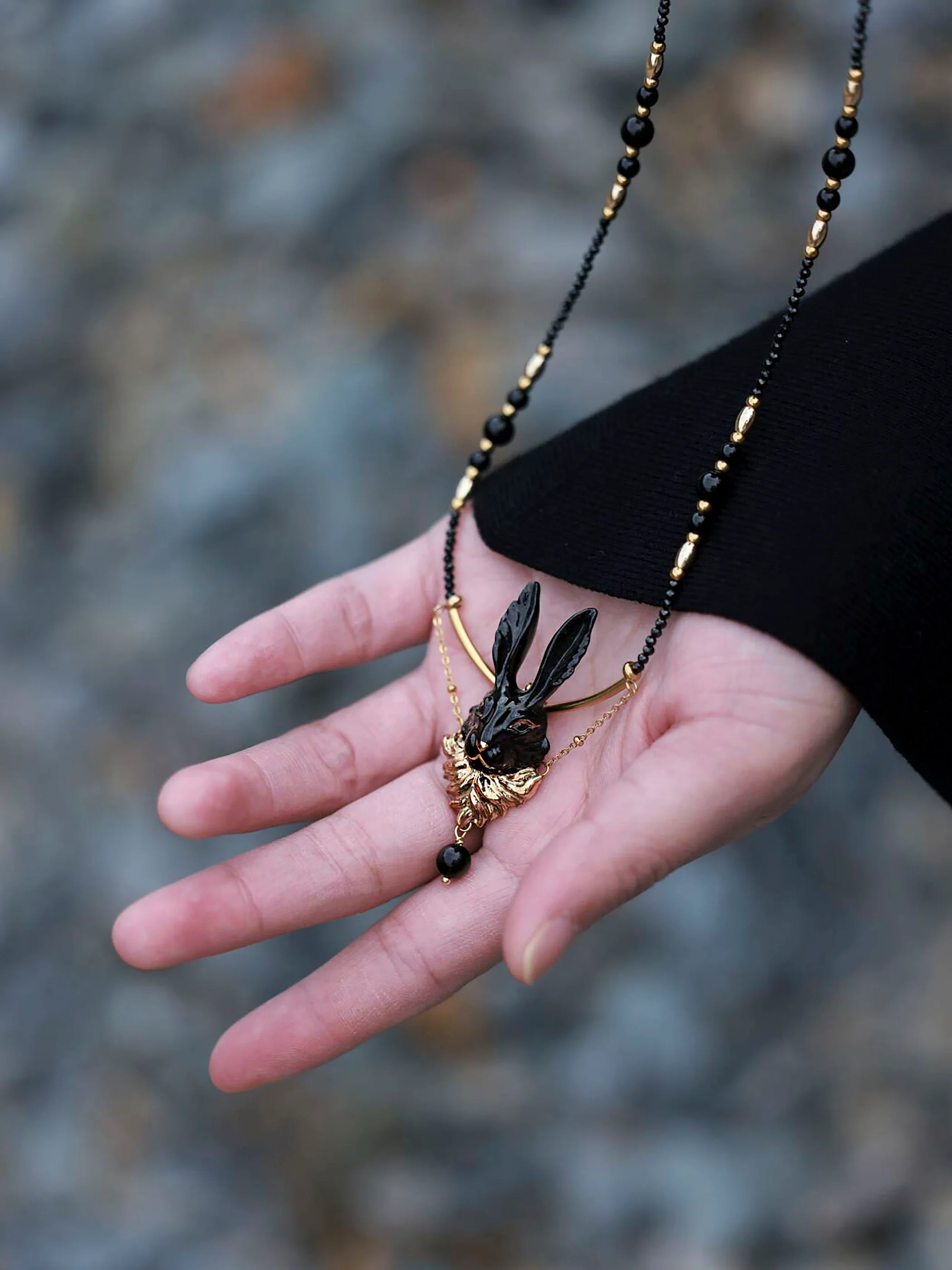 YIHE Ceramic Jewelry "Golden Whisker" - Image 5