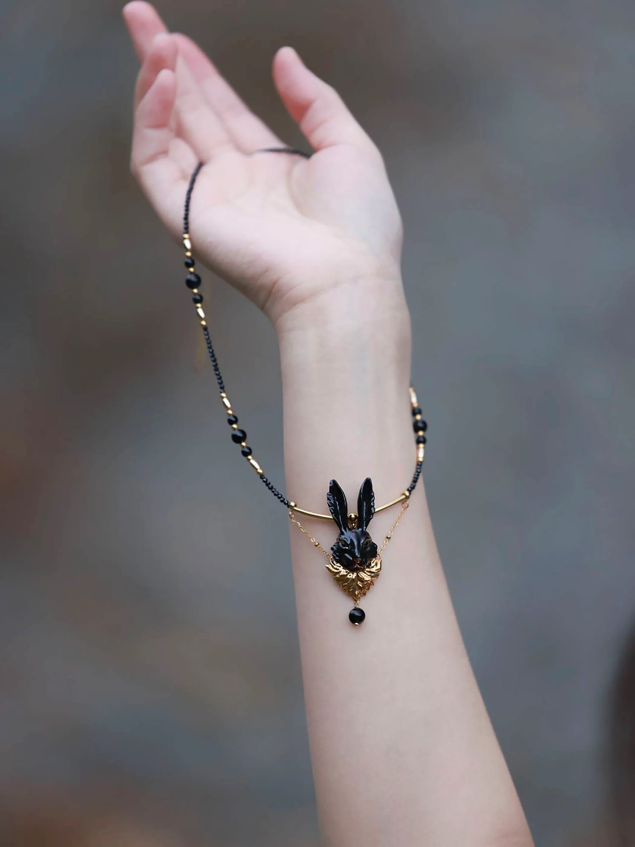 YIHE Ceramic Jewelry "Golden Whisker" - Image 6